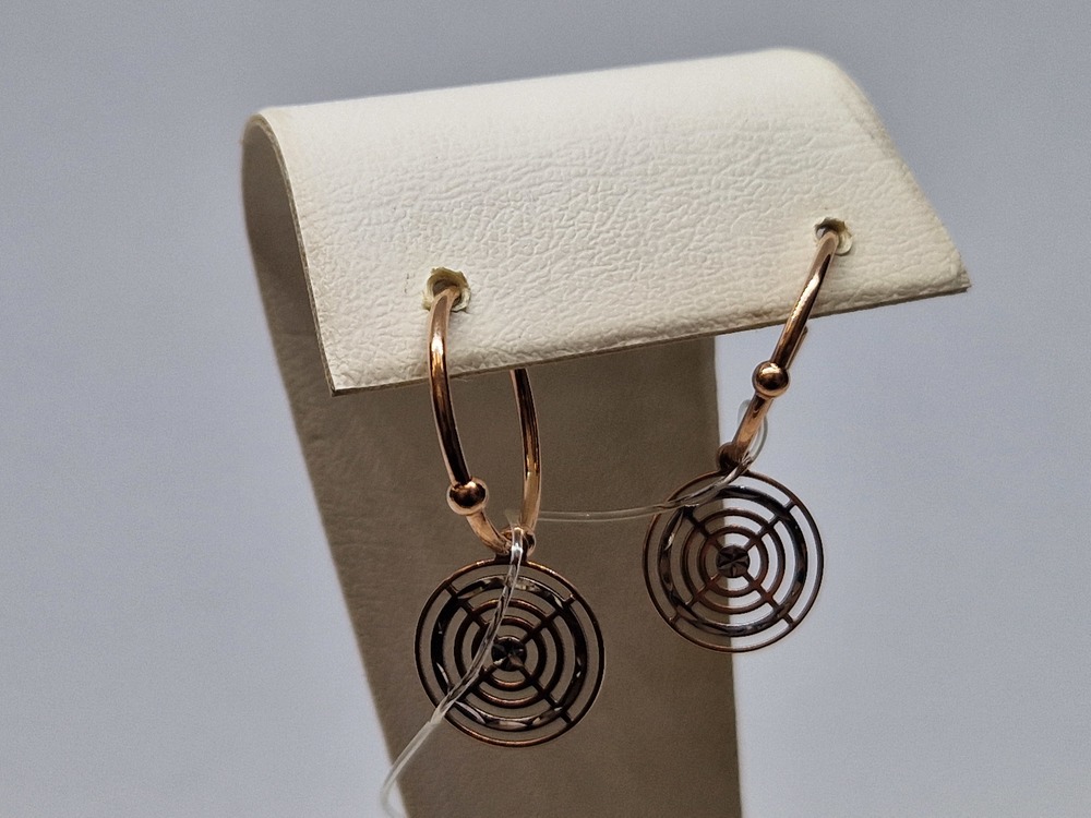 СЕРЬГИ БЕЗ КАМНЯ (Au 585)