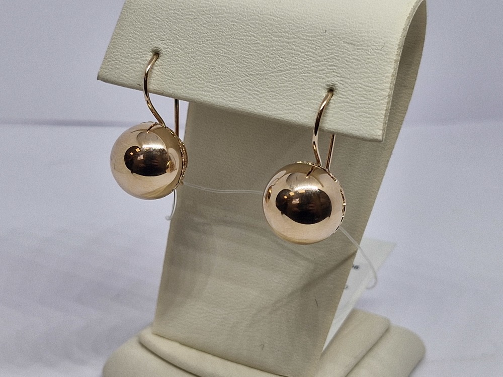 СЕРЬГИ БЕЗ КАМНЯ (Au 585)