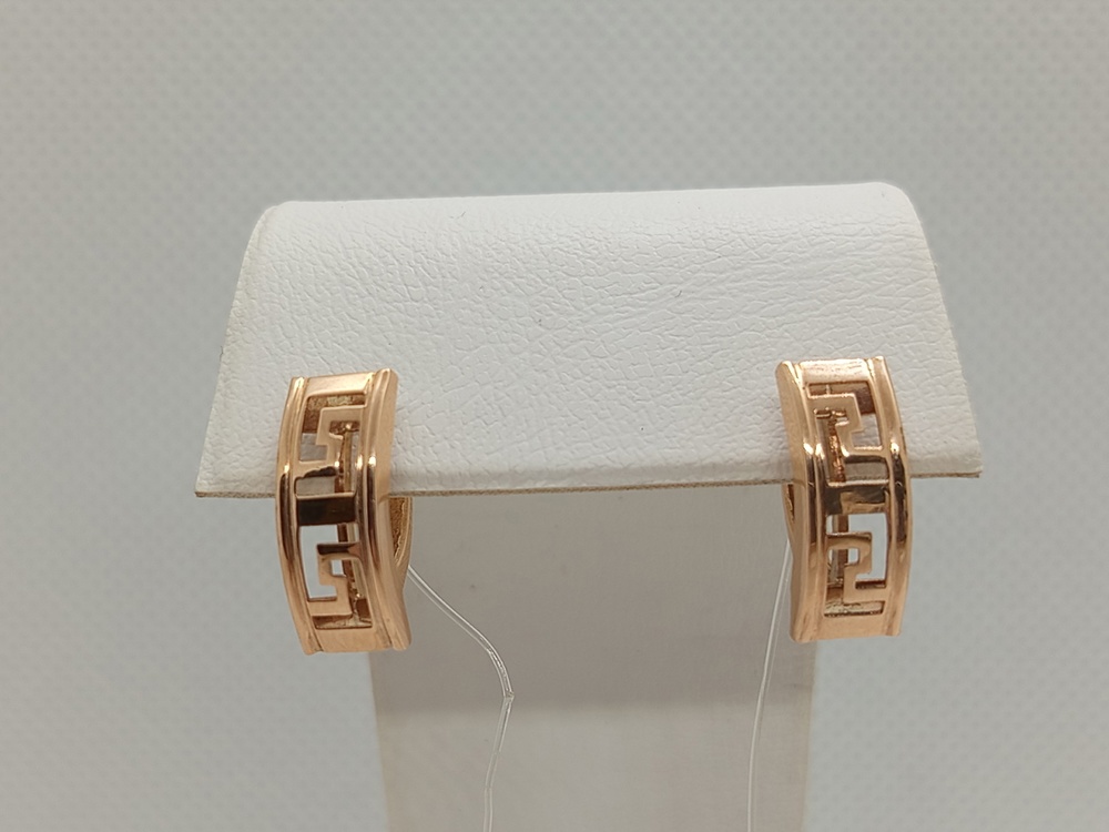 СЕРЬГИ БЕЗ КАМНЯ (Au 585)