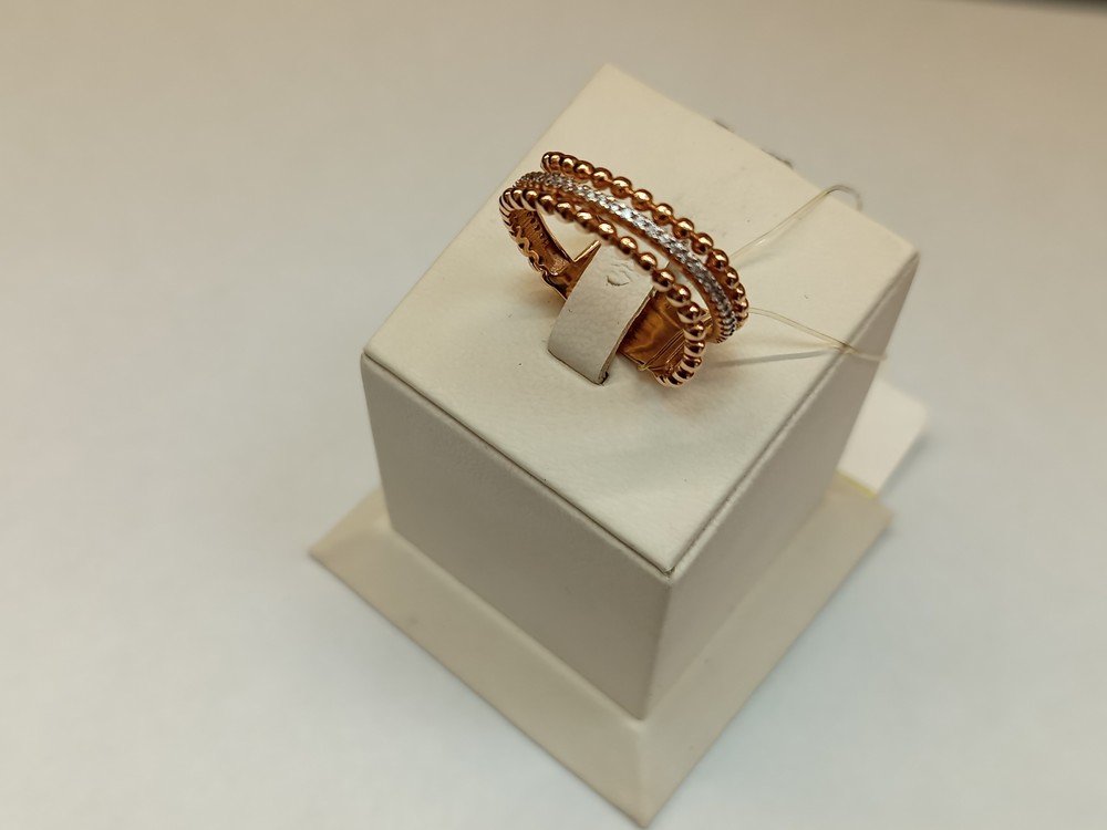 04-61-0275-00 КОЛЬЦО С КАМНЯМИ (Au 585) 04-61-0275-00 КОЛЬЦО С КАМНЯМИ (Au 585)