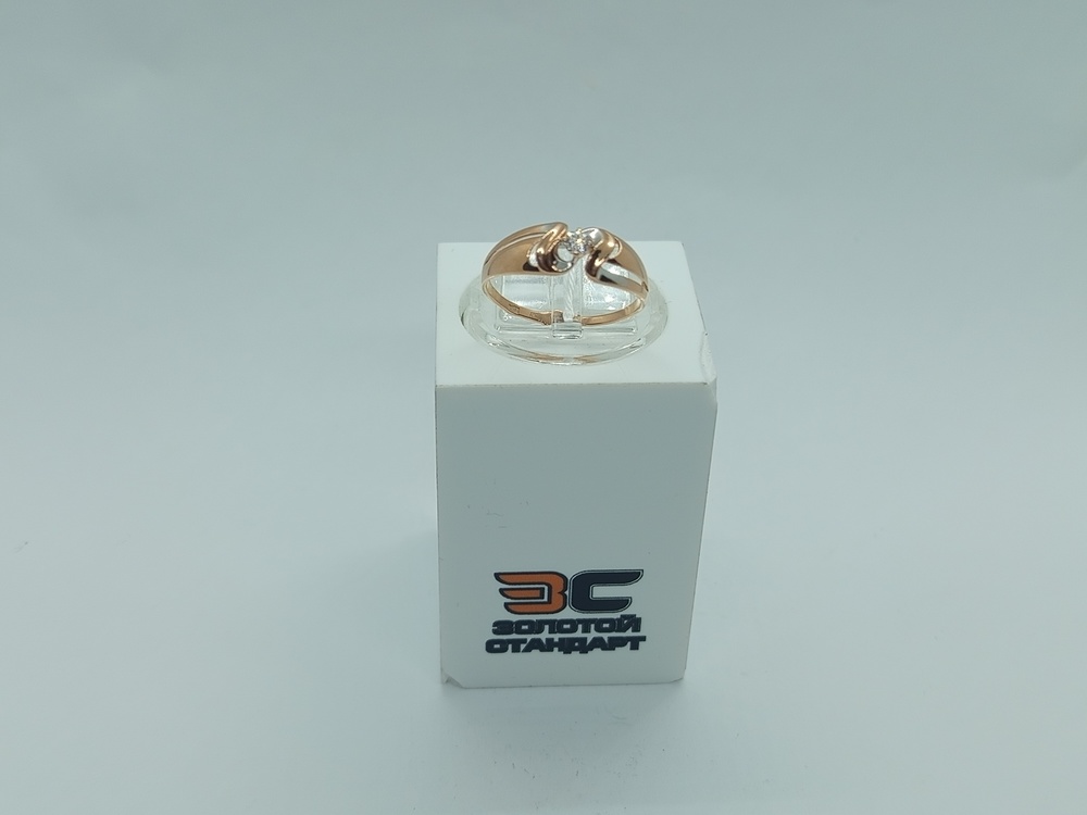 КОЛКМ585 КОЛЬЦО С КАМНЕМ (Au 585)