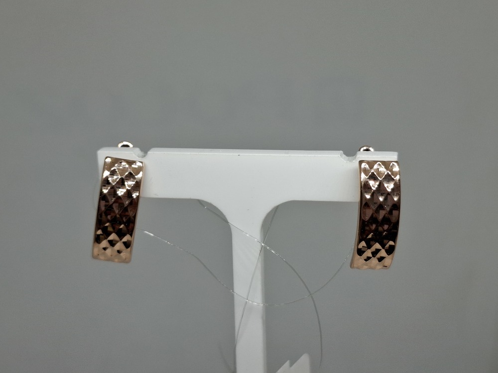 СЕРЬГИ БЕЗ КАМНЯ (Au 585)