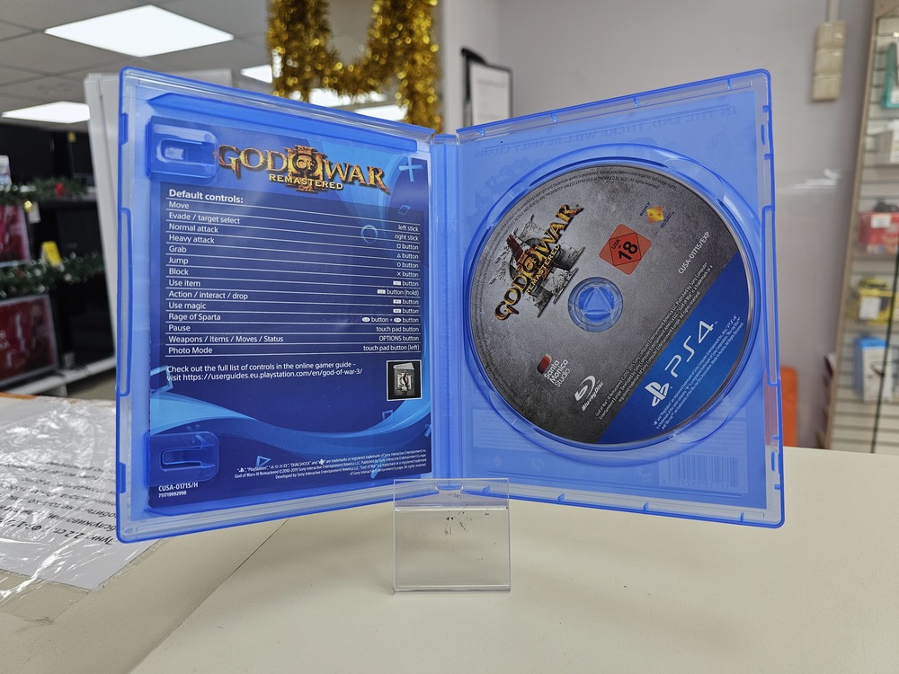 Игра Playstation 4 God of War Remastered