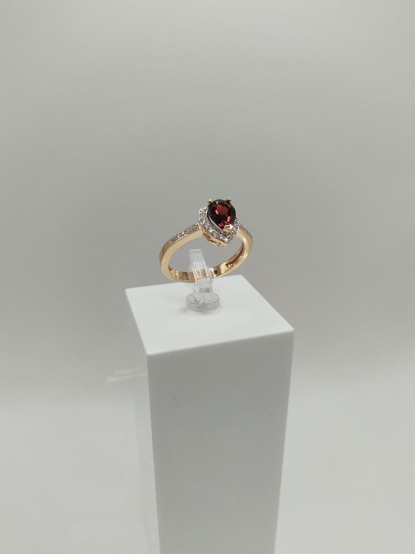 КОЛКМИ585 КОЛЬЦО С КАМНЯМИ (Au 585)