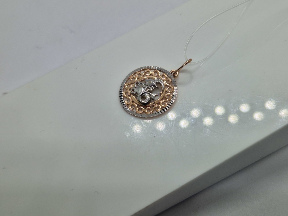 ПОДВЕСКА ЗНАК ЗОДИАКА КОЗЕРОГ (Au 585)