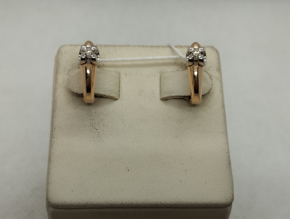 СЕРЬГИ БРИЛЛИАНТ (Au 585)