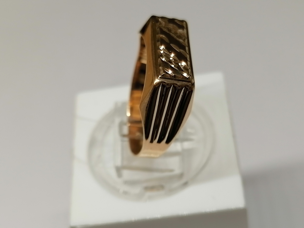 КОЛЬЦО ПЕЧАТКА без камня (Au 585)