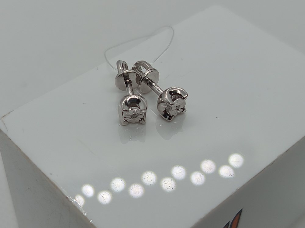 СЕРЬГИ БРИЛЛИАНТ (Ag 925) СЕРЬГИ БРИЛЛИАНТ (Ag 925)