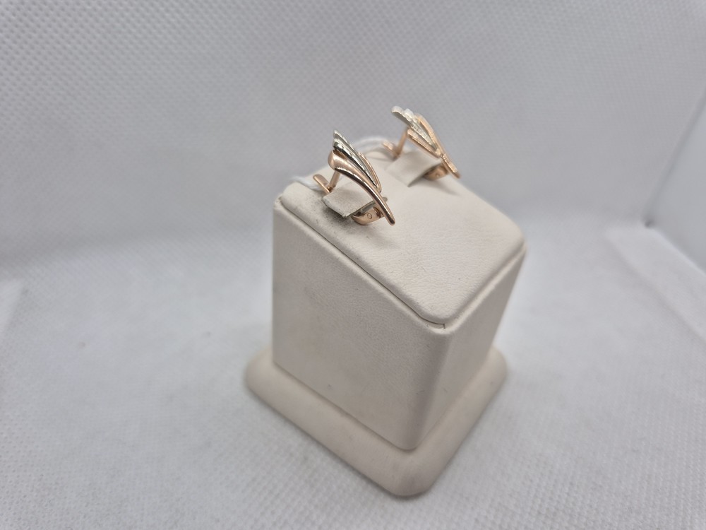 СЕРЬГИ БЕЗ КАМНЯ (Au 585)