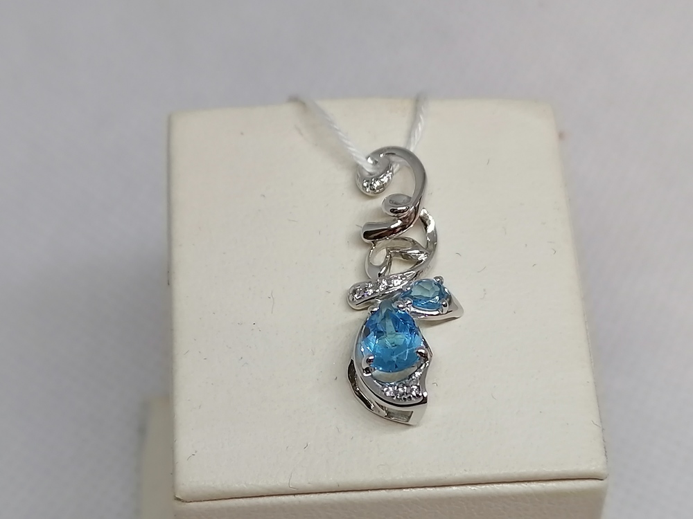 ПОДКМИ585 ПОДВЕСКА С КАМНЯМИ (Au 585) ПОДКМИ585 ПОДВЕСКА С КАМНЯМИ (Au 585)