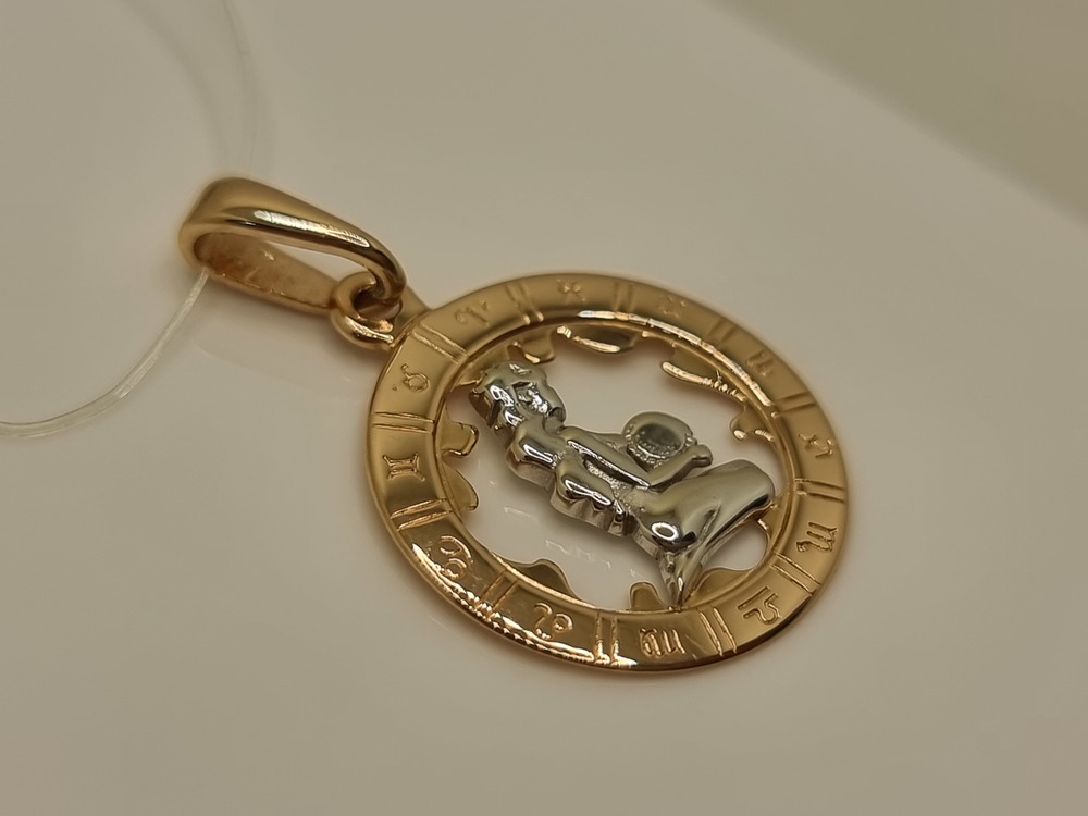 ПОДВЕСКА ЗНАК ЗОДИАКА ДЕВА (Au 585)