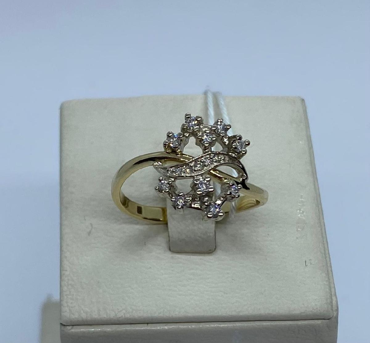 КОЛЬЦО БРИЛЛИАНТ Au 585