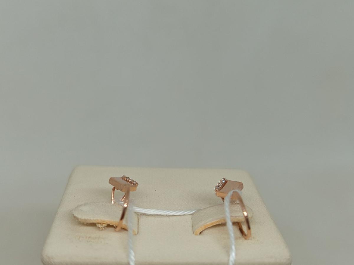 СКМИ585 СЕРЬГИ С КАМНЯМИ (Au 585)