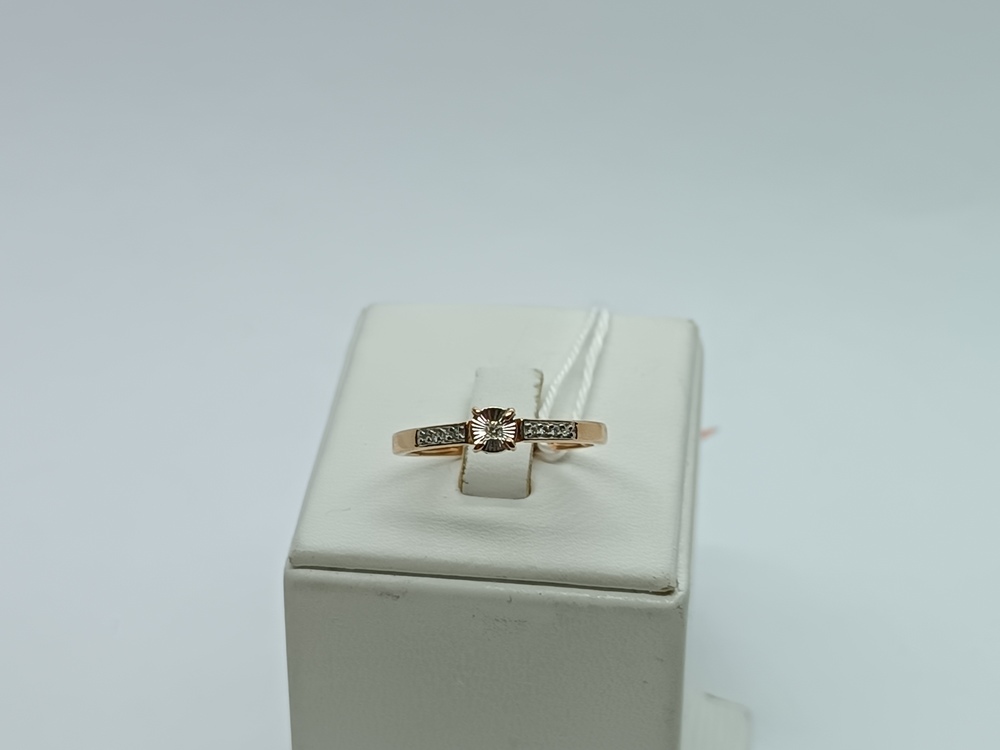 КОЛЬЦО БРИЛЛИАНТ Au 585