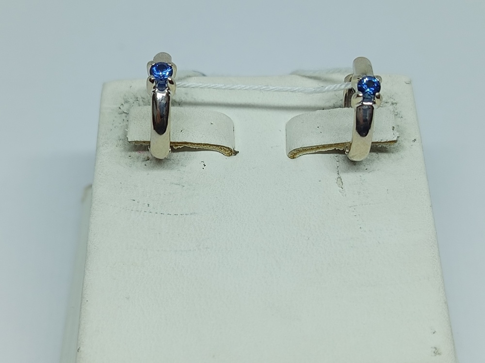 СЕРЬГИ С КАМНЕМ (Au 585)