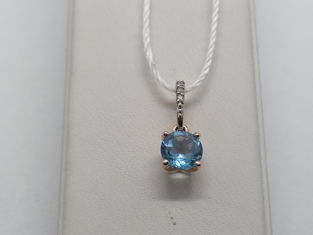 ПОДВЕСКА С КАМНЯМИ (Au 585)