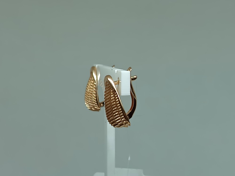 СЕРЬГИ БЕЗ КАМНЯ (Au 585)