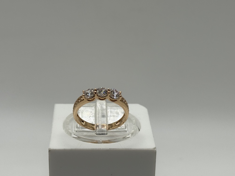 КОЛКМИ585 КОЛЬЦО С КАМНЯМИ (Au 585)