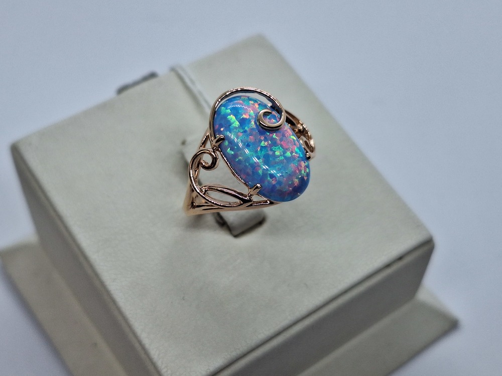 КОЛЬЦО С КАМНЕМ (Au 585)