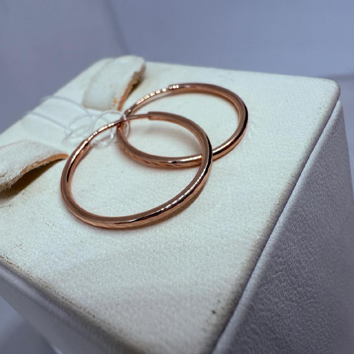 СЕРЬГИ КОНГО без камня (Au 585)