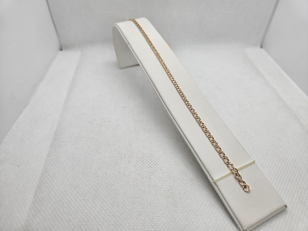 БРАСЛЕТ ПОЛНОВЕСНЫЙ Ромб двойной Au 585