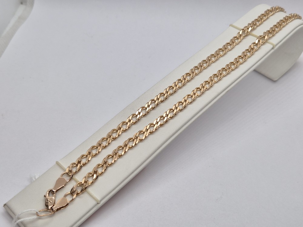 ЦЛР2585 ЦЕПЬ ПОЛНОВЕСНАЯ Ромб двойной (Au 585)