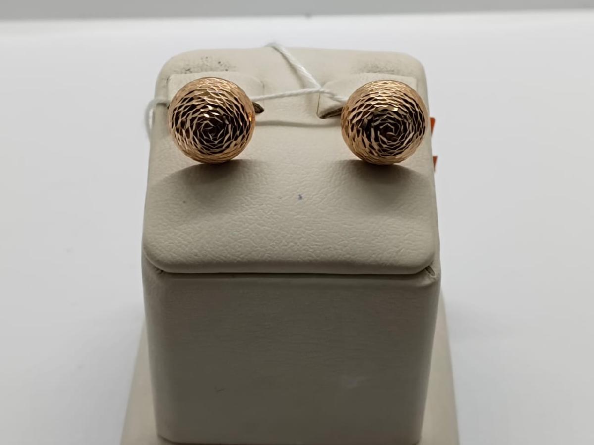 СПУС585 СЕРЬГИ ПУСЕТЫ (Au 585)