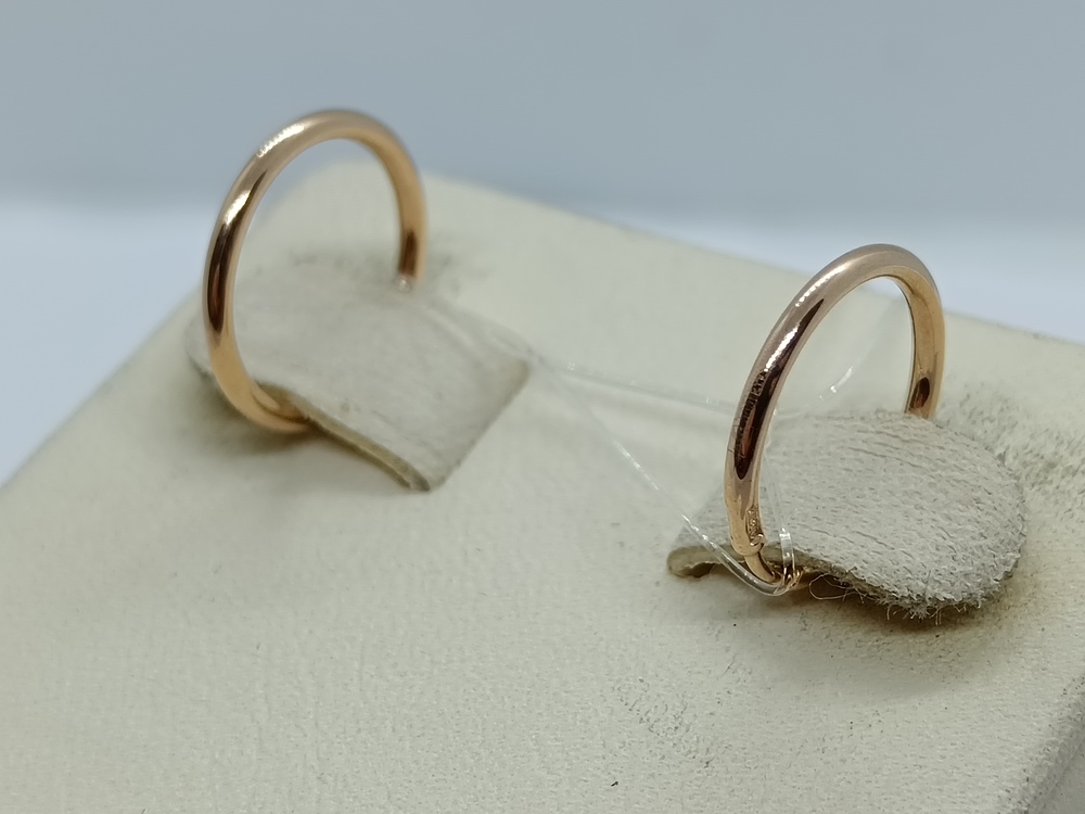 СЕРЬГИ КОНГО без камня (Au 585)