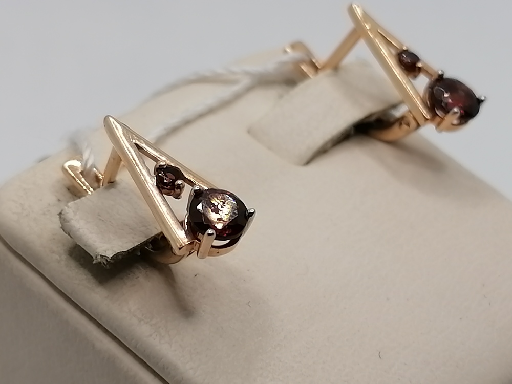 СЕРЬГИ С КАМНЯМИ (Au 585)