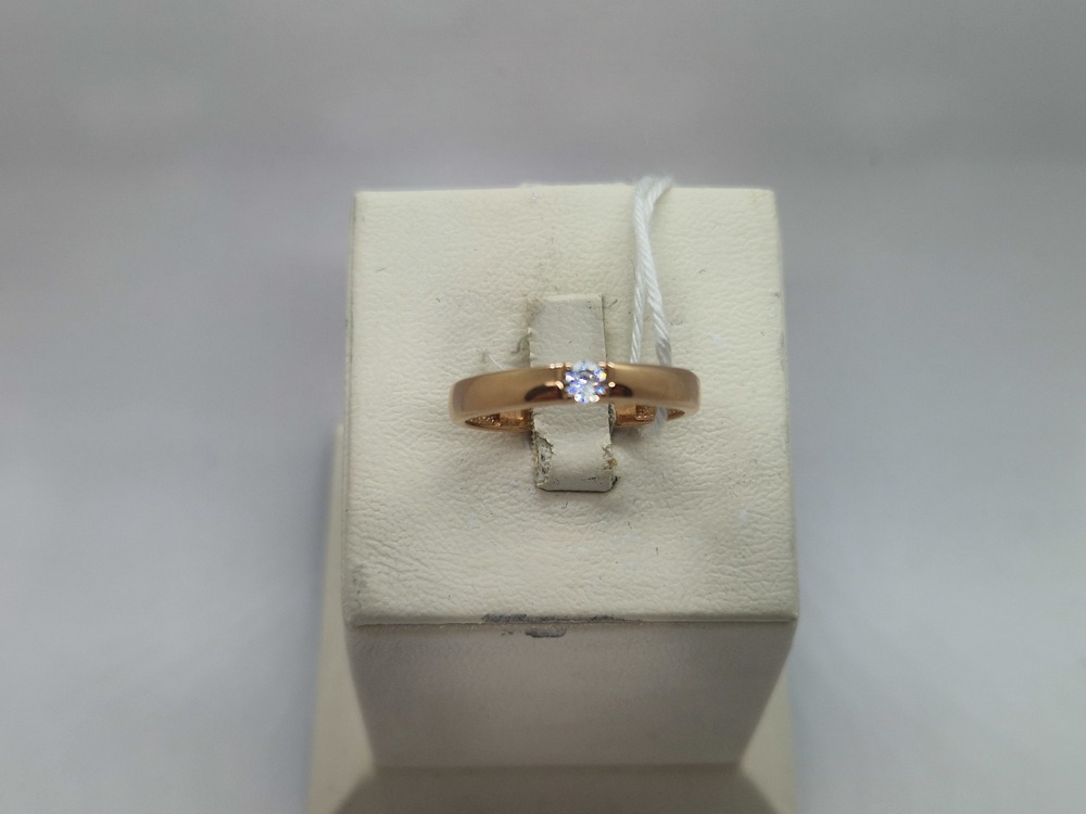 КОЛКМ585 КОЛЬЦО С КАМНЕМ (Au 585)