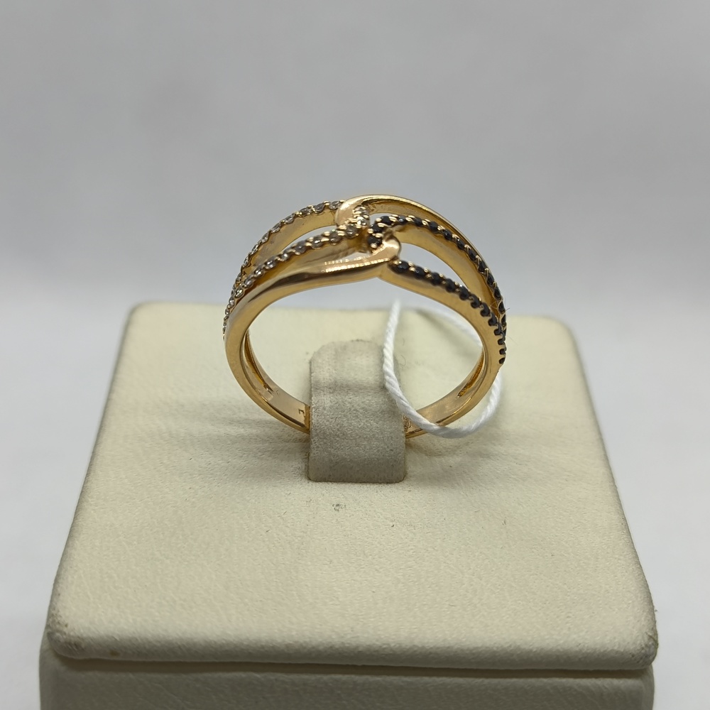 КОЛКМИ585 КОЛЬЦО С КАМНЯМИ (Au 585)