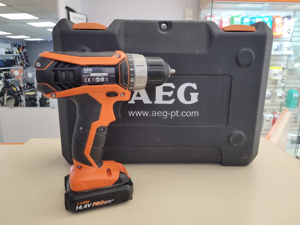 Шуруповерт AEG BS14 G3