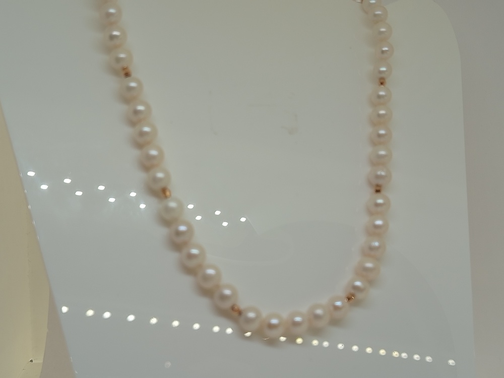 КОЛЬЕ ЖЕМЧУГ (Au 585)