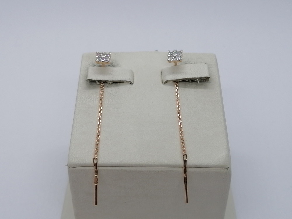 СПРО585 СЕРЬГИ ПРОДЕВКИ (Au 585)