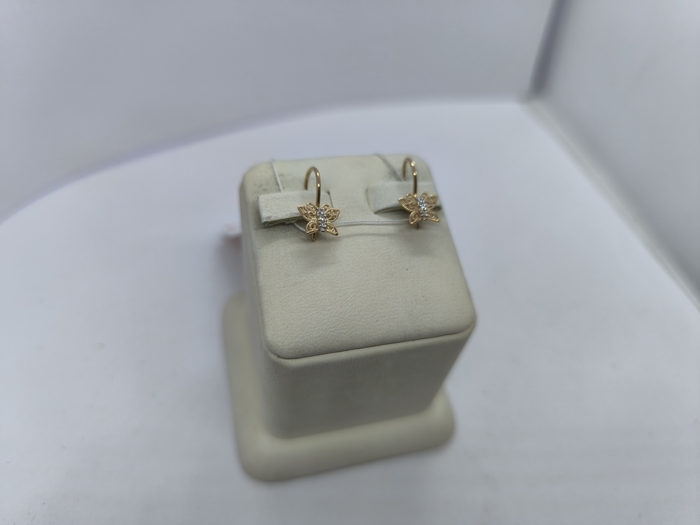 СЕРЬГИ С КАМНЯМИ (Au 585)