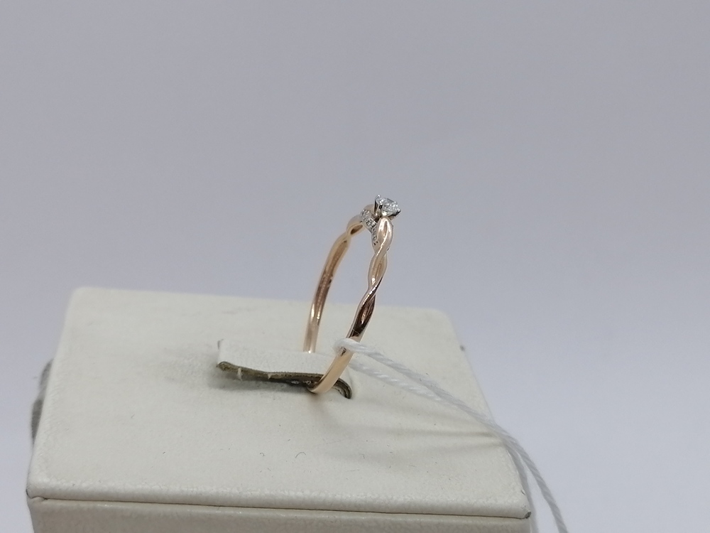 КОЛЬЦО БРИЛЛИАНТ Au 585