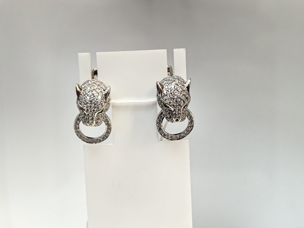 СЕРЬГИ С КАМНЯМИ (Au 585)