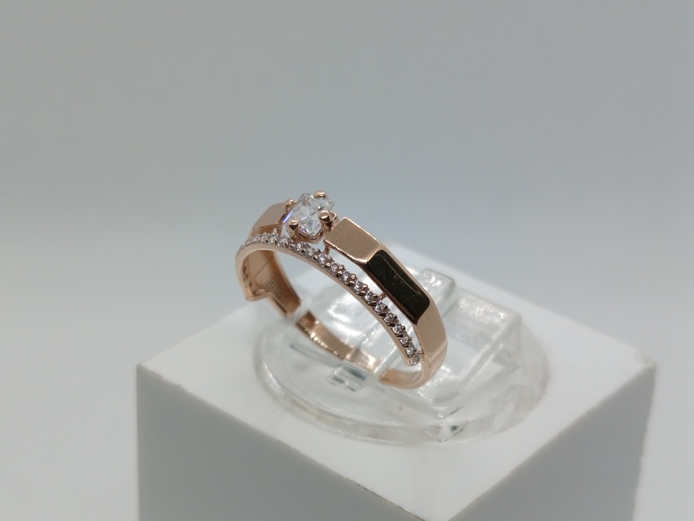 КОЛКМИ585 КОЛЬЦО С КАМНЯМИ (Au 585)