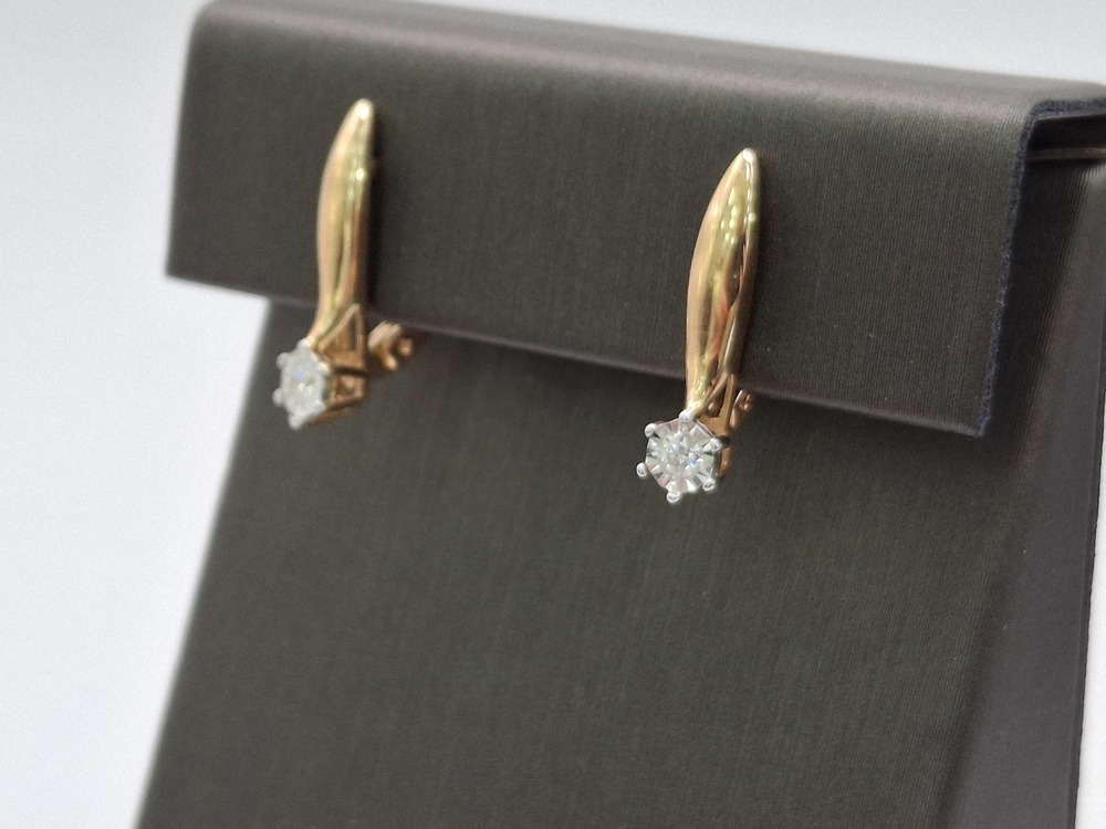 СЕРЬГИ БРИЛЛИАНТ (Au 585)