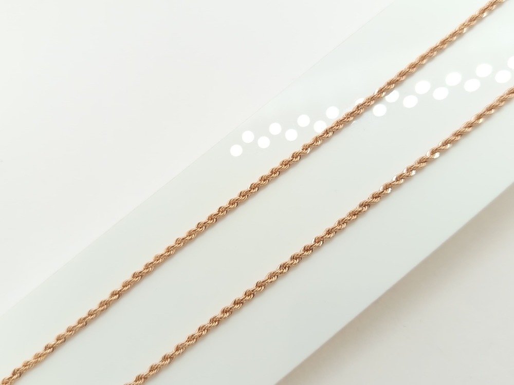 ЦЕПЬ ПУСТОТЕЛАЯ Веревка (Au 585)