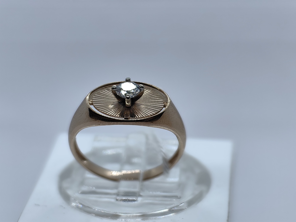 КОЛЬЦО С КАМНЕМ (Au 585)