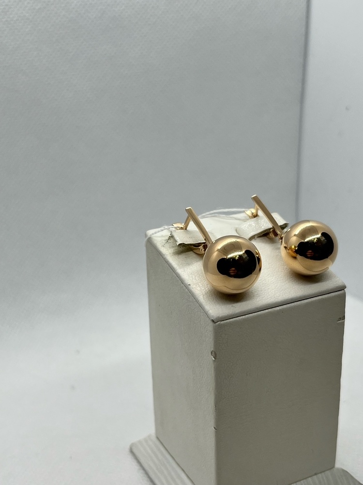 СЕРЬГИ БЕЗ КАМНЯ (Au 585)