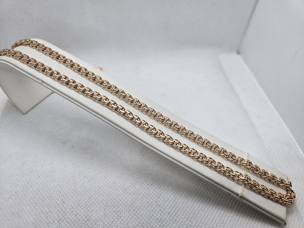 ЦЛБС585 ЦЕПЬ ПОЛНОВЕСНАЯ Бисмарк (Au 585) ЦЛБС585 ЦЕПЬ ПОЛНОВЕСНАЯ Бисмарк (Au 585)