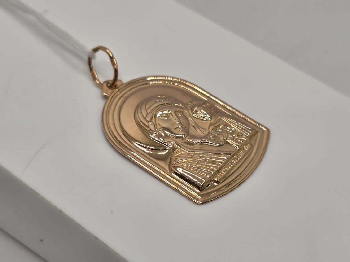 ПОДВЕСКА ИКОНА БЕЗ КАМНЯ (Au 585)
