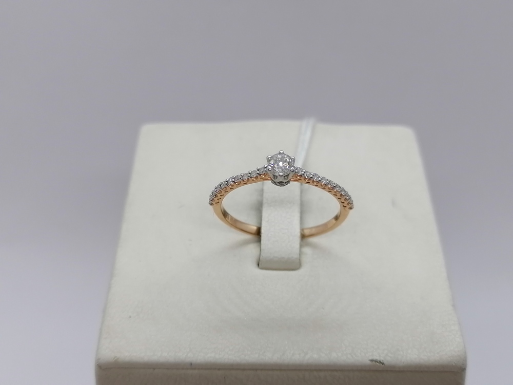 КОЛЬЦО БРИЛЛИАНТ Au 585