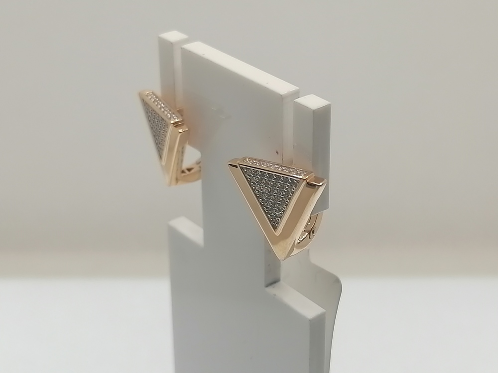 СЕРЬГИ С КАМНЯМИ (Au 585)