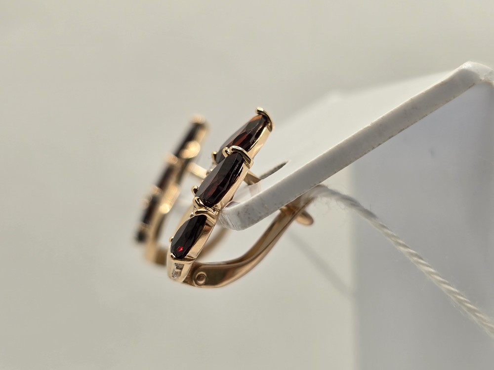 СКМИ585 СЕРЬГИ С КАМНЯМИ (Au 585)