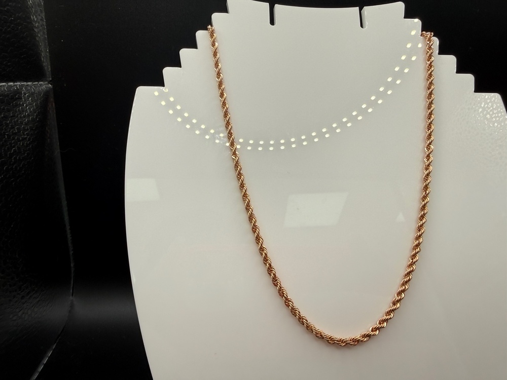 ЦЕПЬ ПУСТОТЕЛАЯ Веревка (Au 585)