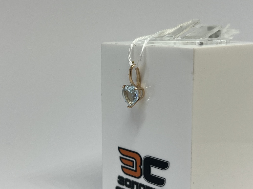 ПОДКМ585 ПОДВЕСКА С КАМНЕМ (Au 585)