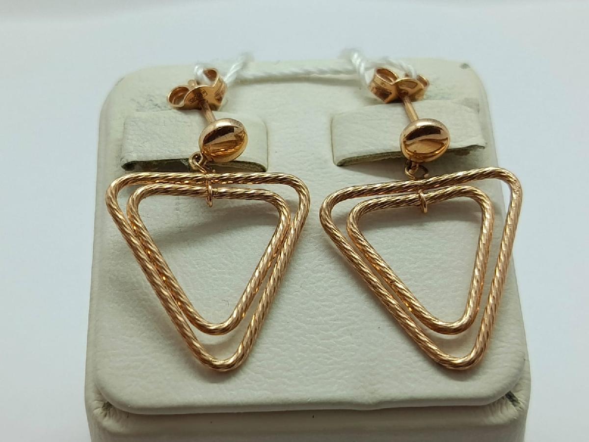 СГВЗ585 СЕРЬГИ ГВОЗДИКИ (Au 585)